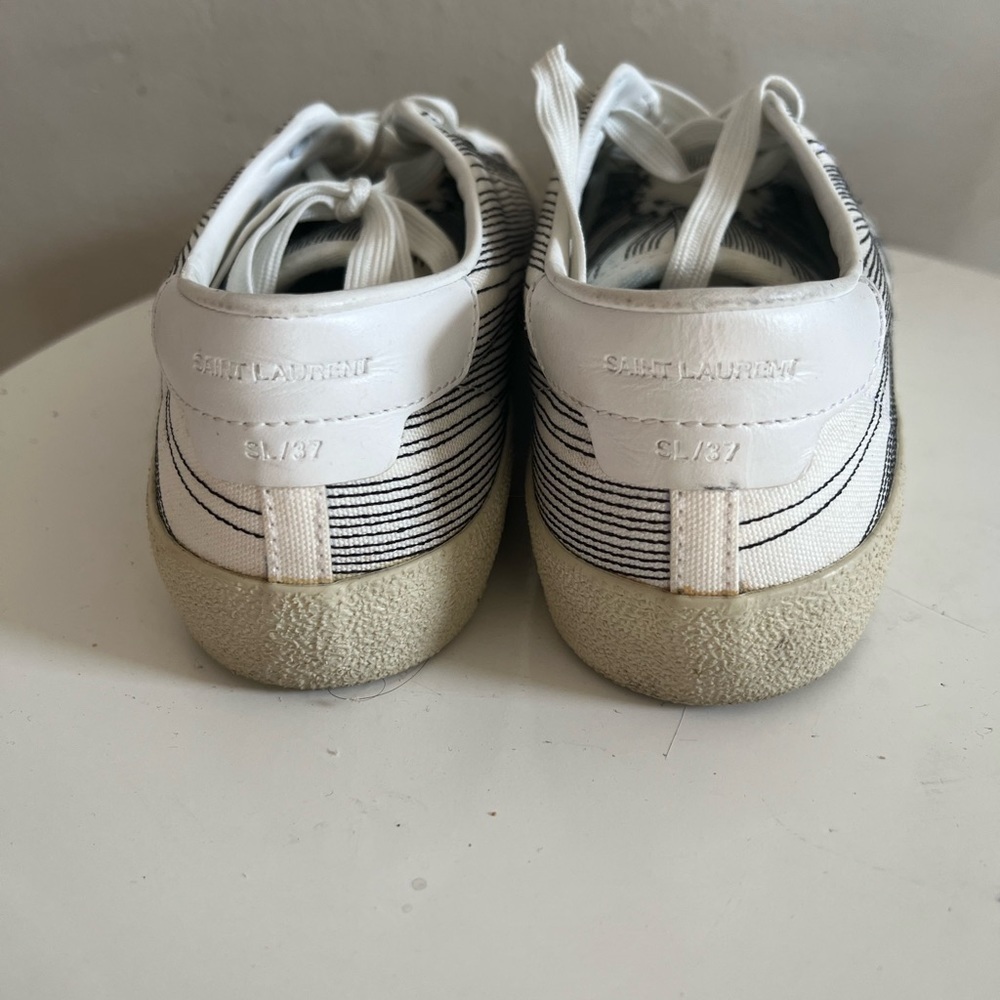 Saint Laurent Paris Solaris Pow Sneakers SIZE 38 - Picture 5 of 7